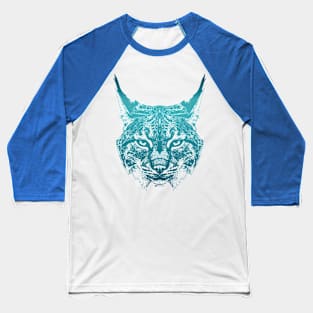 Lynx - Turquoise Baseball T-Shirt